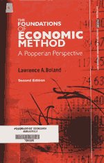 The foundations of economic method: a popperian perspective