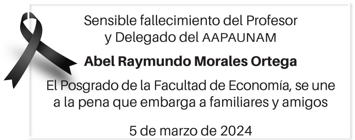 Sensible fallecimiento del Profesor y Delegado AAPAUNAM, Raymundo Morales, el 5 de marzo de 2024 