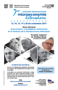 Cartel del Seminario de Economìa, innovación y desarrollo