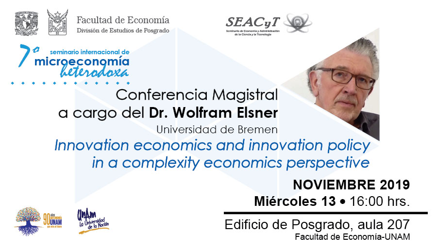 Cartel del Seminario de Economìa, innovación y desarrollo