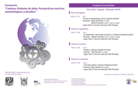 Cartel del Seminario de Economìa, innovación y desarrollo