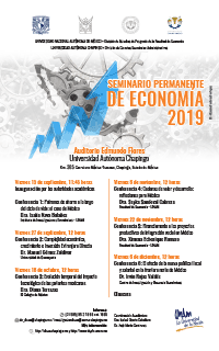 Cartel del Seminario permanente de Economía