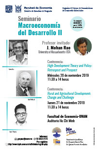 Cartel del Seminario de Economìa, innovación y desarrollo