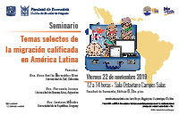 Cartel del Seminario de Economìa, innovación y desarrollo