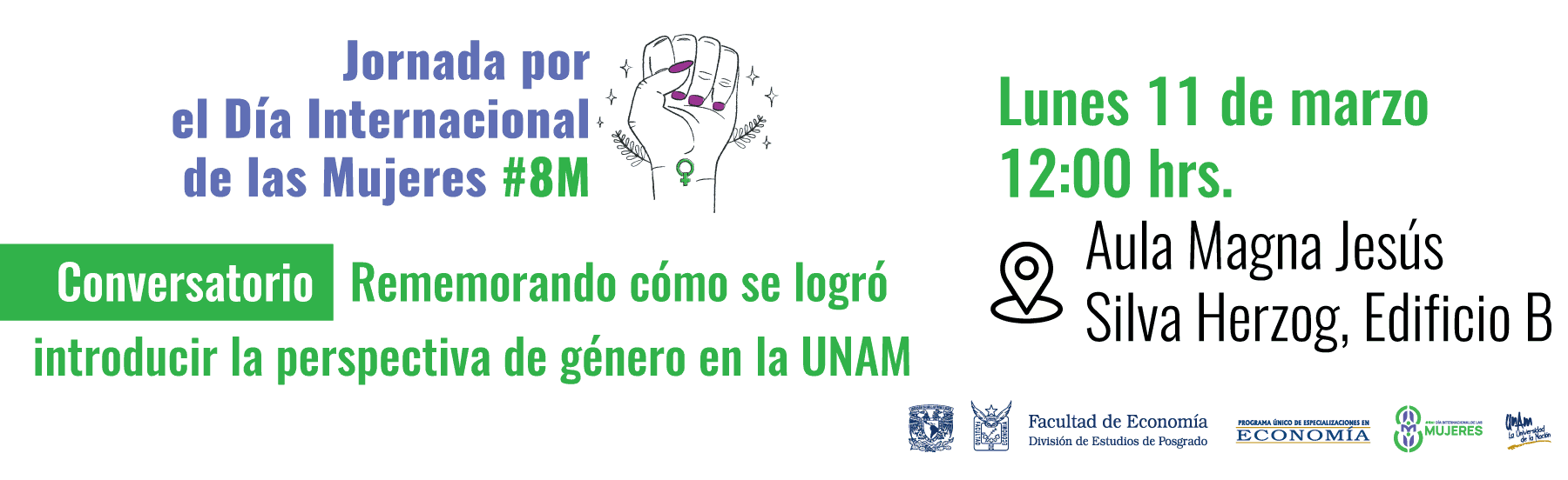 Conversatorio. Rememorando cómo se logró introducir la perspectiva de género en la UNAM
Lunes 11 de marzo de 2024 / 12:00 hrs.