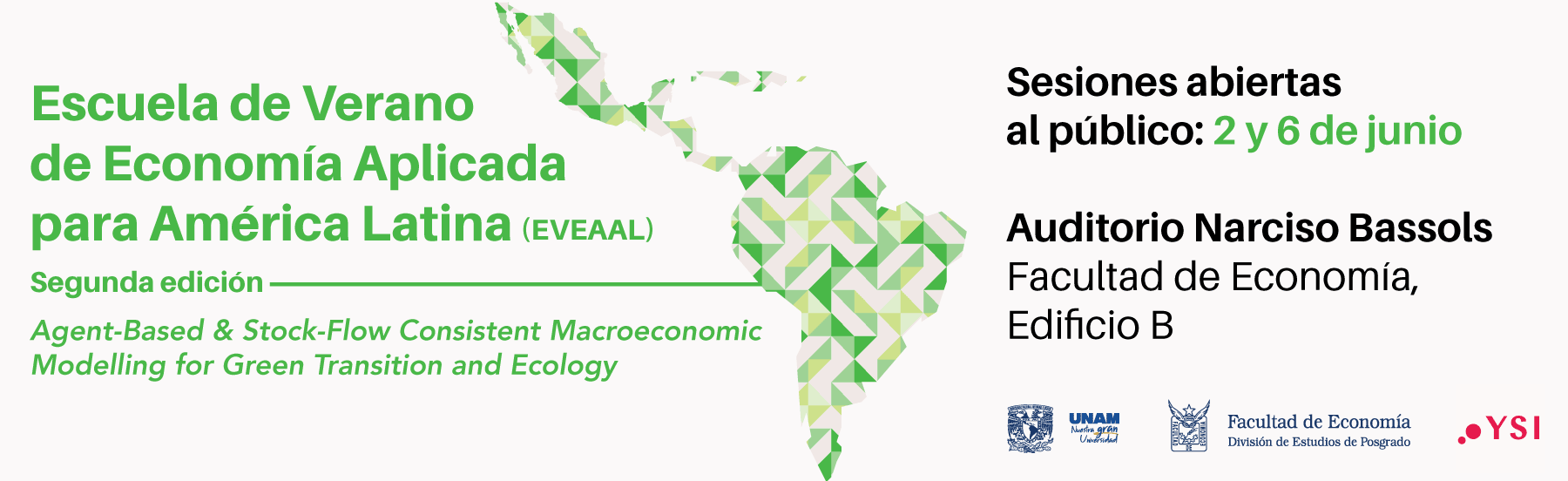 Escuela de Verano de Economía Aplicada para América Latina. Segunda edición. Tema: Agent-Based & Stock-Flow Consistent Macroeconomic Modelling for Green Transition and Ecology