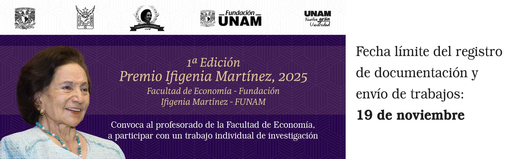 1ª Edición del Premio Ifigenia Martínez, 2025