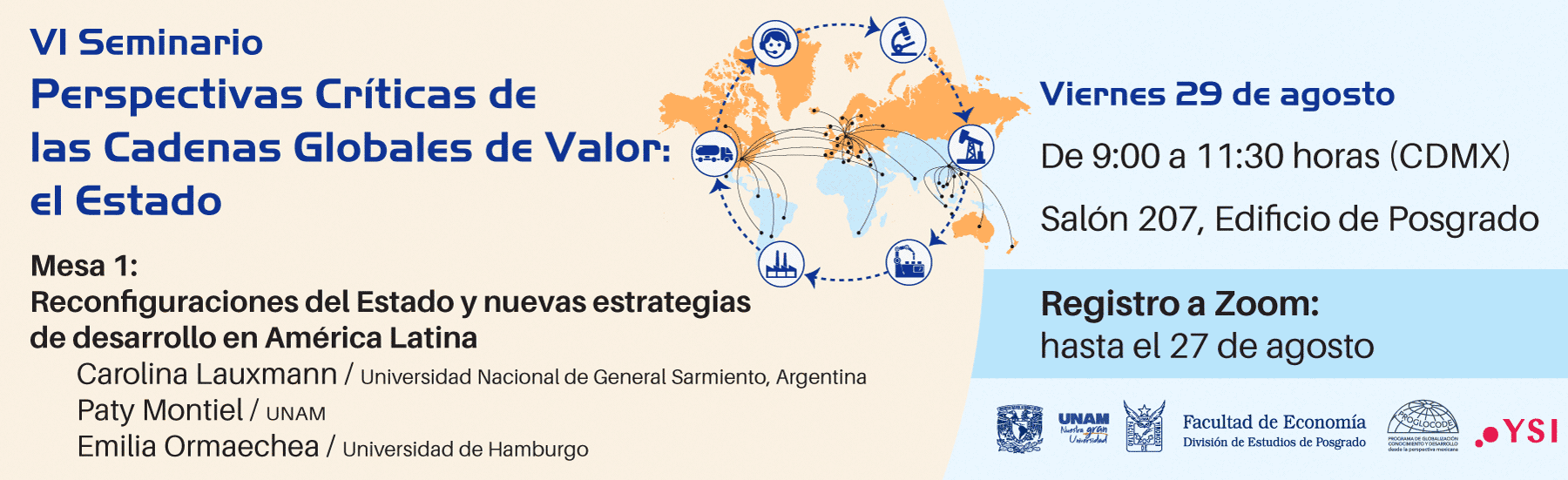 VI Seminario sobre Perspectiva Crítica de las Cadenas Globales de Valor: el Estado