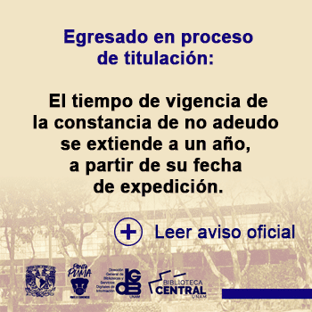 Aviso sobre la constancia de no adeudo.