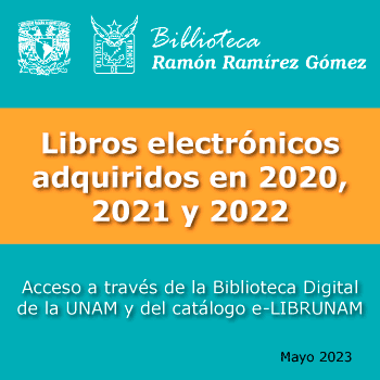 Libros electrónicos adquiridos en 2020, 2021 y 2022