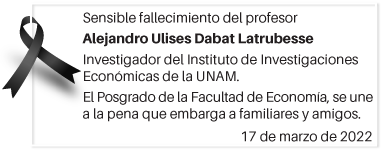 Sensible fallecimiento del profesor Alejandro Ulises Dabat Latrubesse, Investigador del Instituto de Investigaciones Económicas de la UNAM. 17 de marzo de 2022.