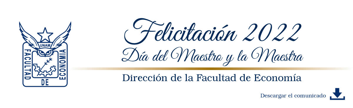 Felicitación del Director a los maestros y maestras